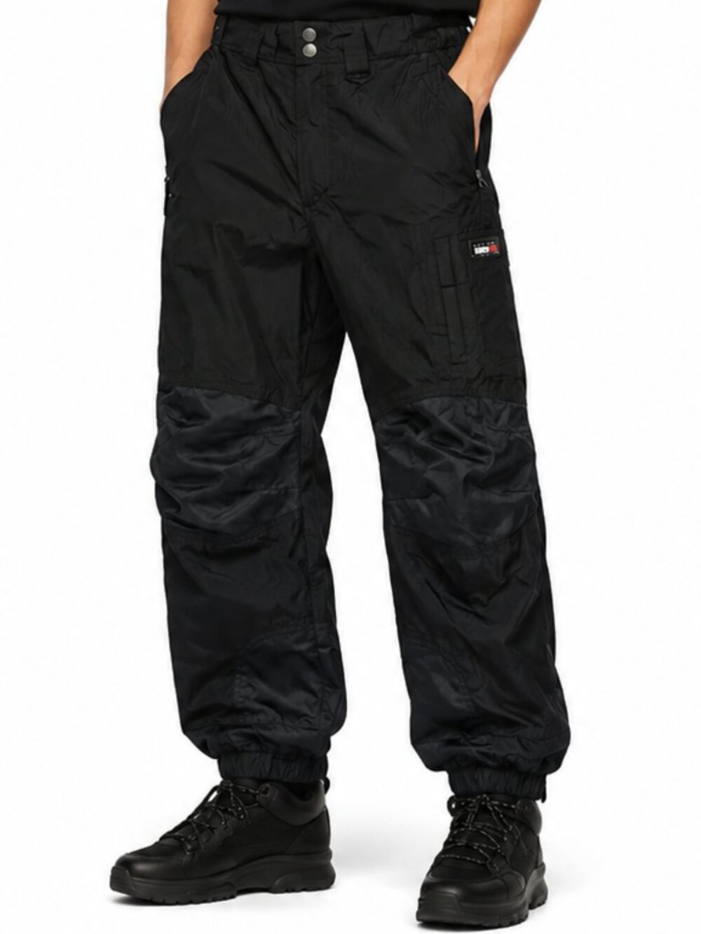 32 Degrees Weatherproof Kids 10/12 Medium Black Snow Ski Pants Zipper Pockets
